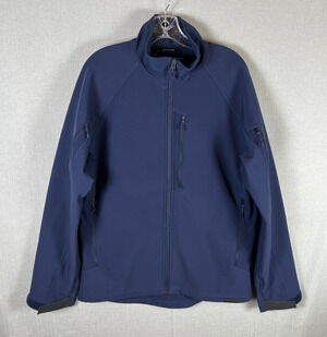 Beyond Clothing Testa L5 Cold Softshell Jacket Men Large Regular Blue Full Zip